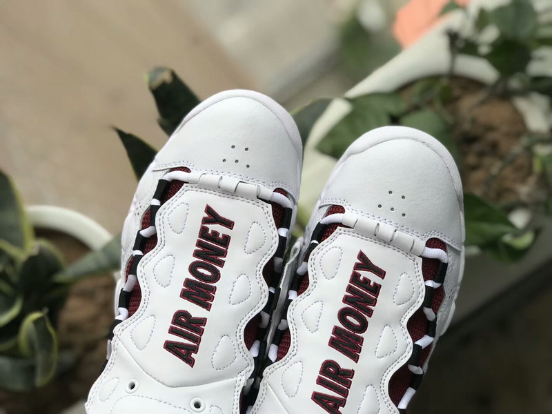 Authentic Nike Air More Moeny white&black 